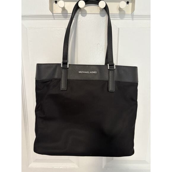 Michael Kors Black Nylon Tote - Picture 1 of 6